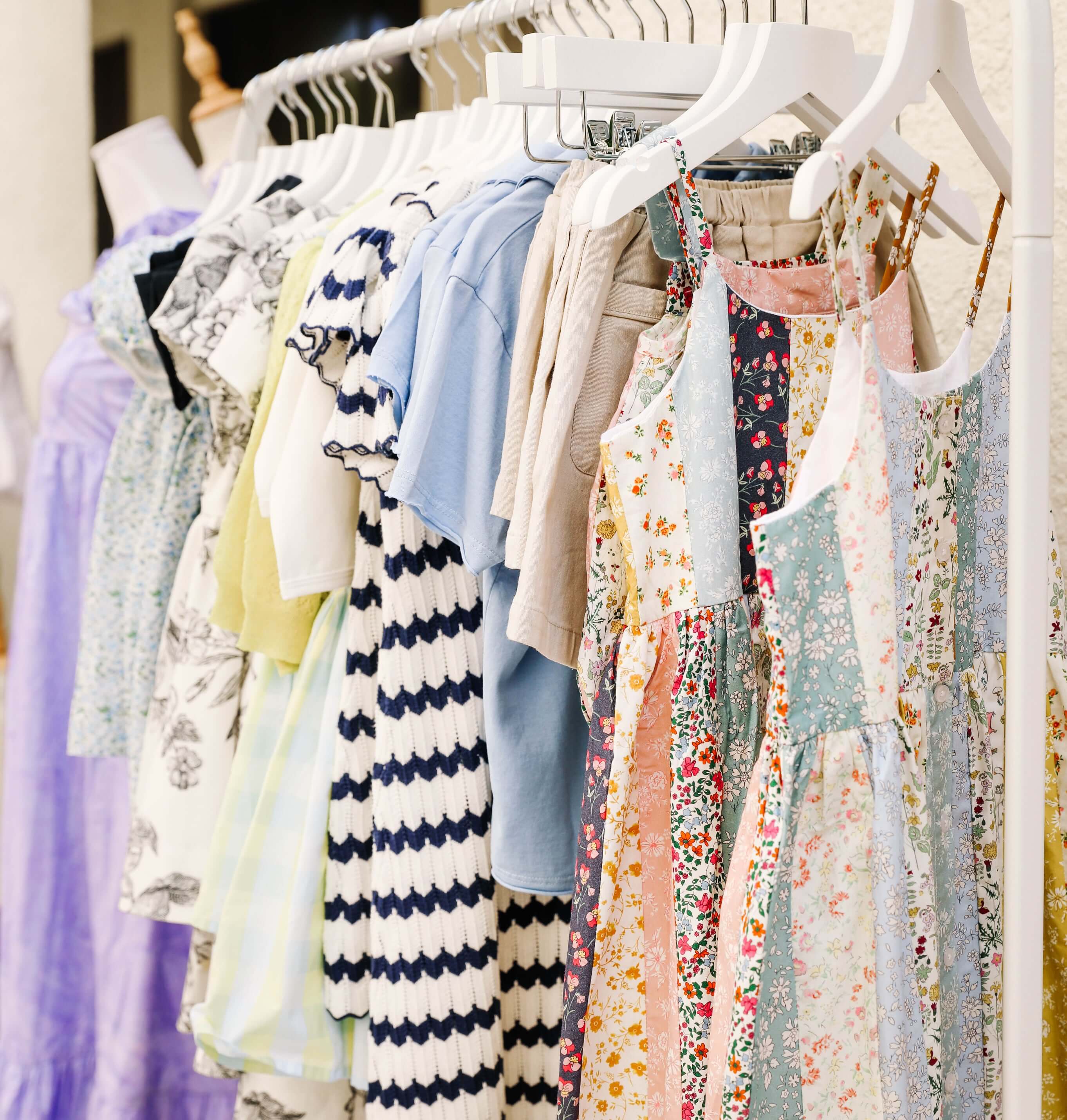 rack of clothing