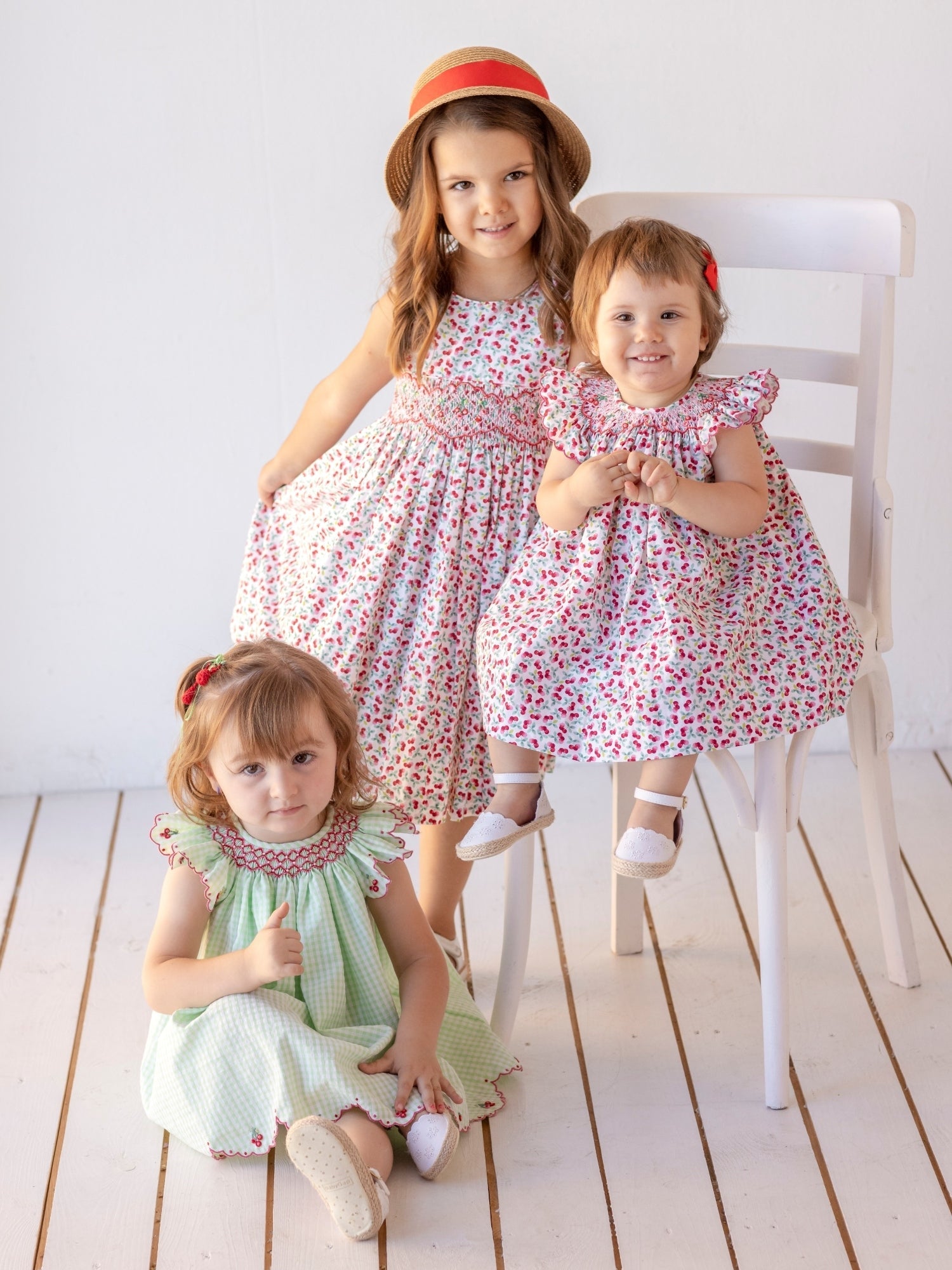 luli and me pink dress Luli & Me - Pink Embroidered Dress
