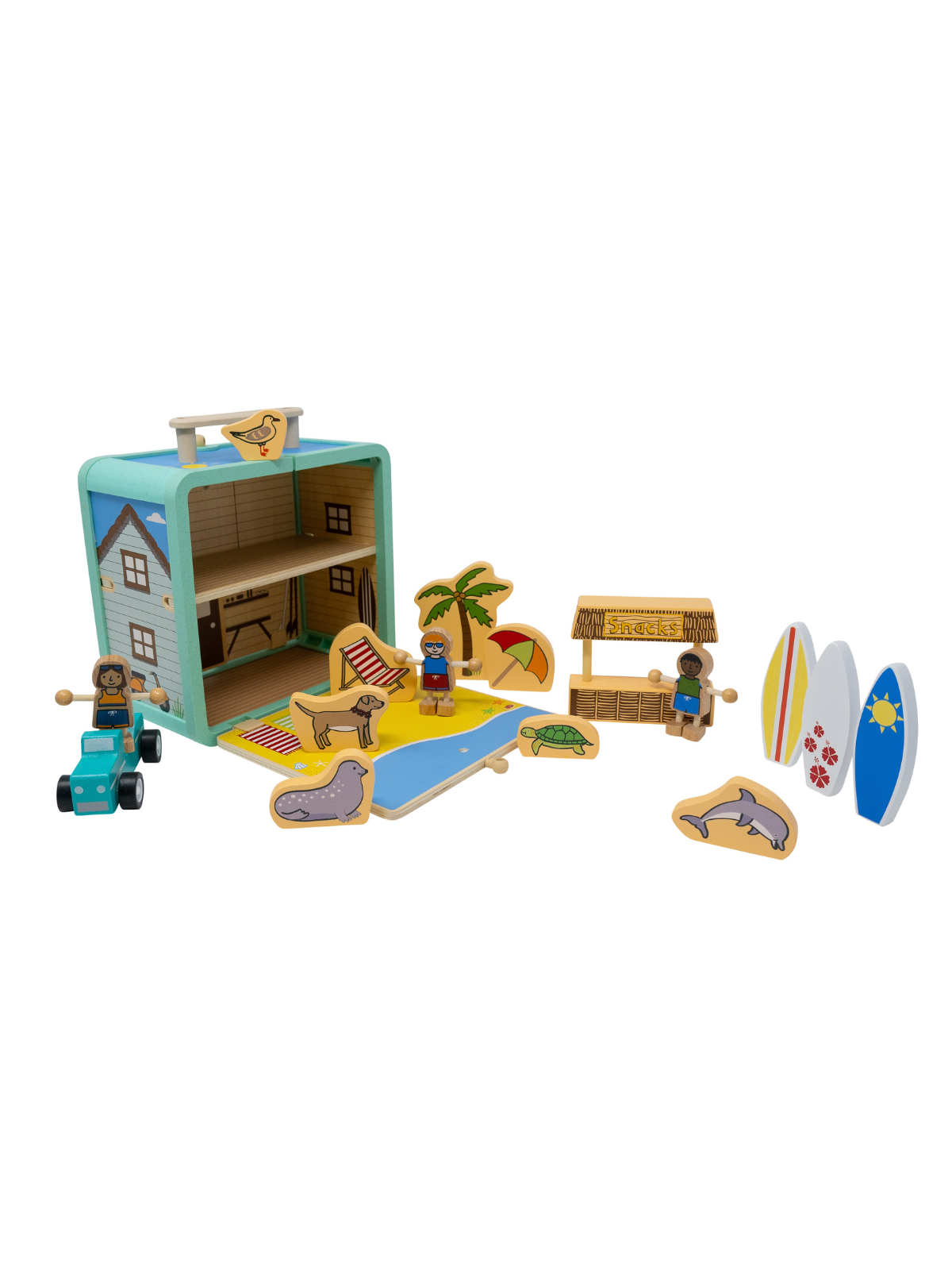 Suitcase Series: Surf Shack Pretend Play Jack Rabbit Creations