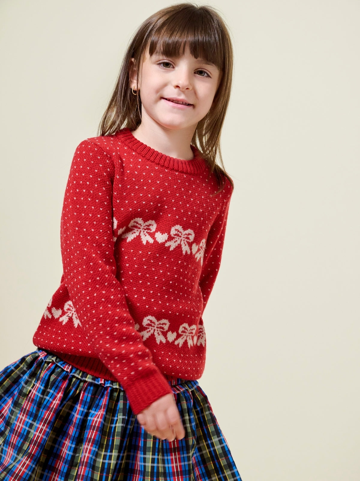 Noe Bow Sweater Sweaters Flöss