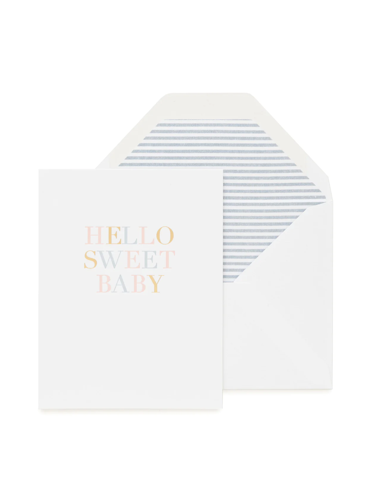 Hello Sweet Baby Card Cards Sugar Paper
