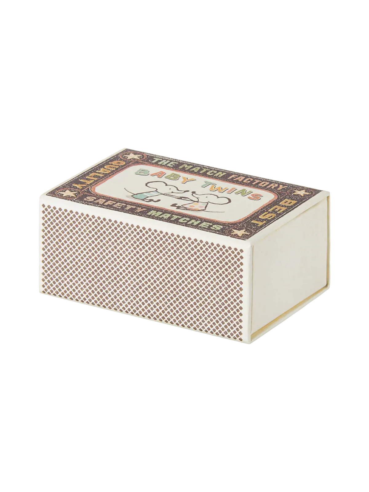 Twins, Baby Mice in Matchbox Pretend Play Maileg