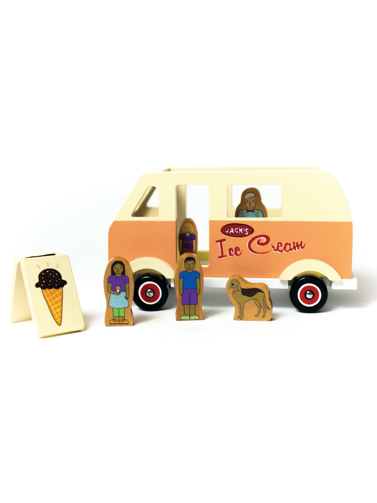 Sweet Treat Magnetic Ice Cream Truck Pretend Play Jack Rabbit Creations