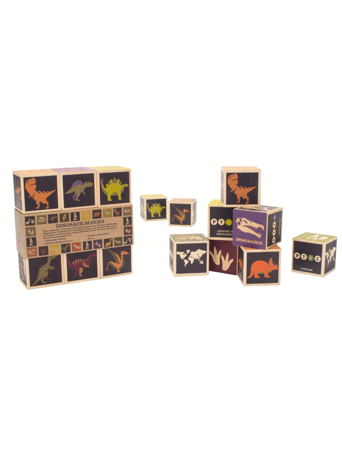 Dinosaur Blocks Games & Puzzles Uncle Goose