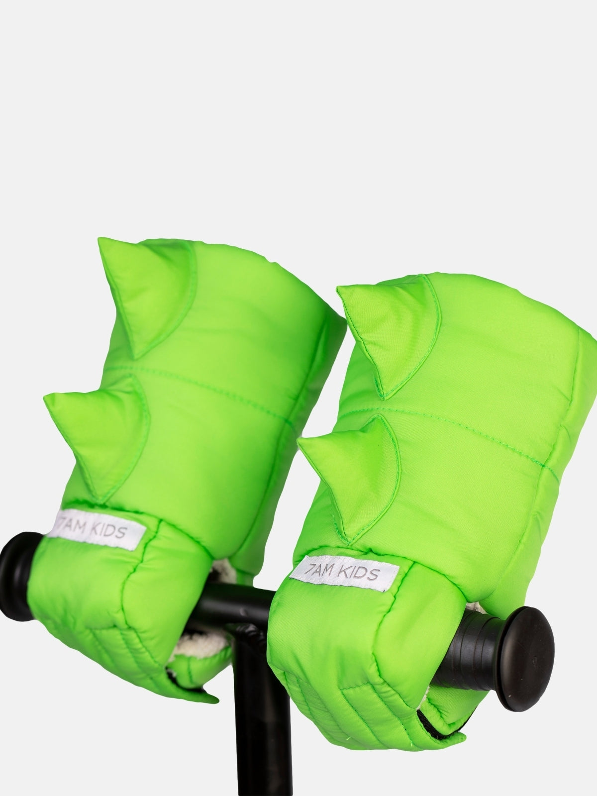 Kids Scooter Warmmuffs - Green Dino Gloves 7AM Enfant