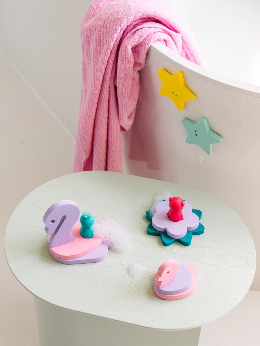 Puzzle Friends - Fairy Pond Bath Toys Quut Toys