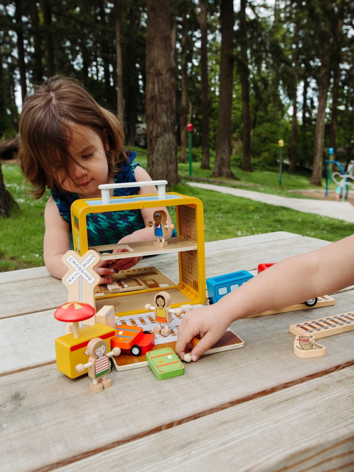Suitcase Series: Train Station Pretend Play Jack Rabbit Creations