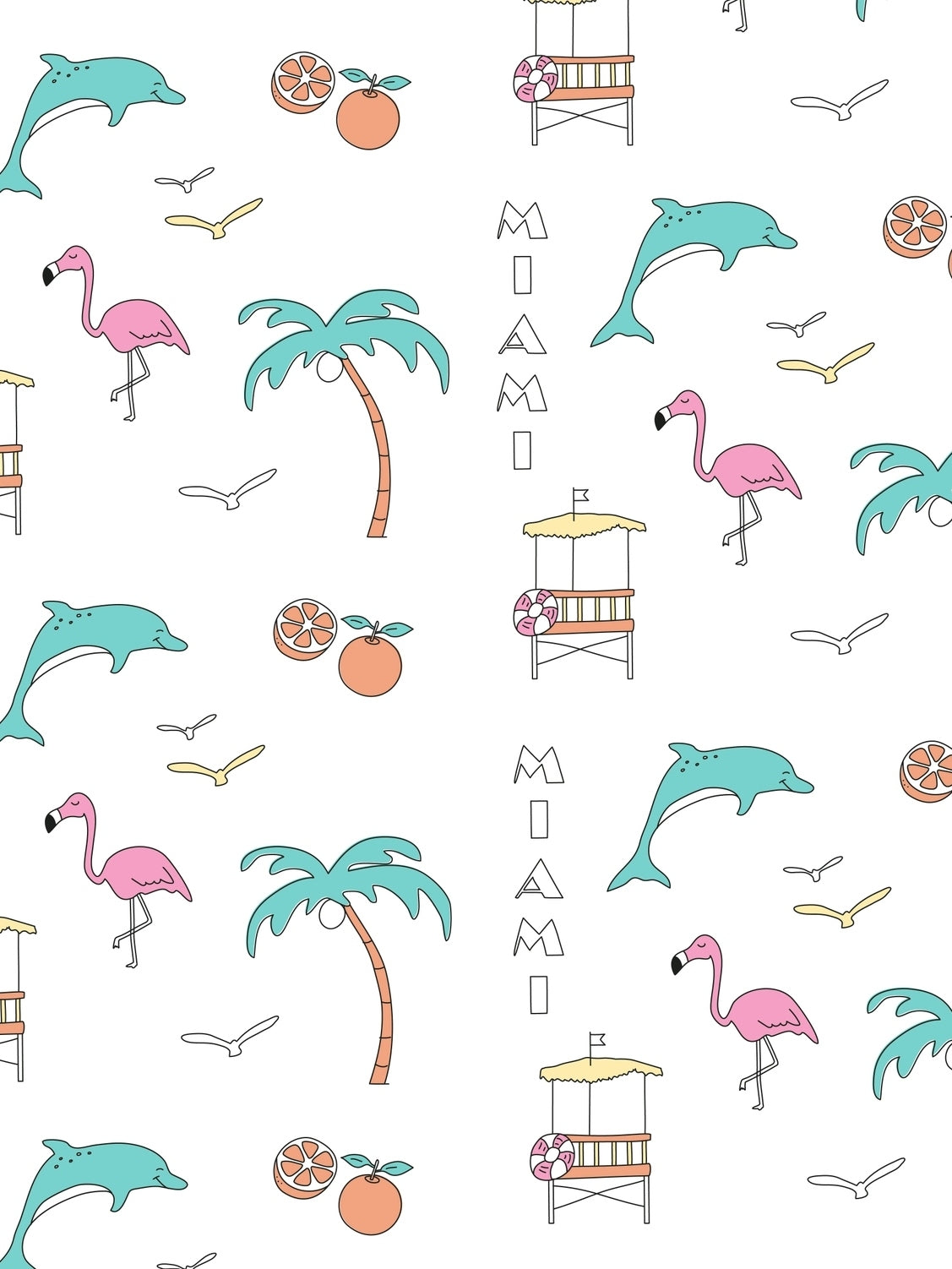 Miami Two Piece PJ Pajamas Baby Noomie