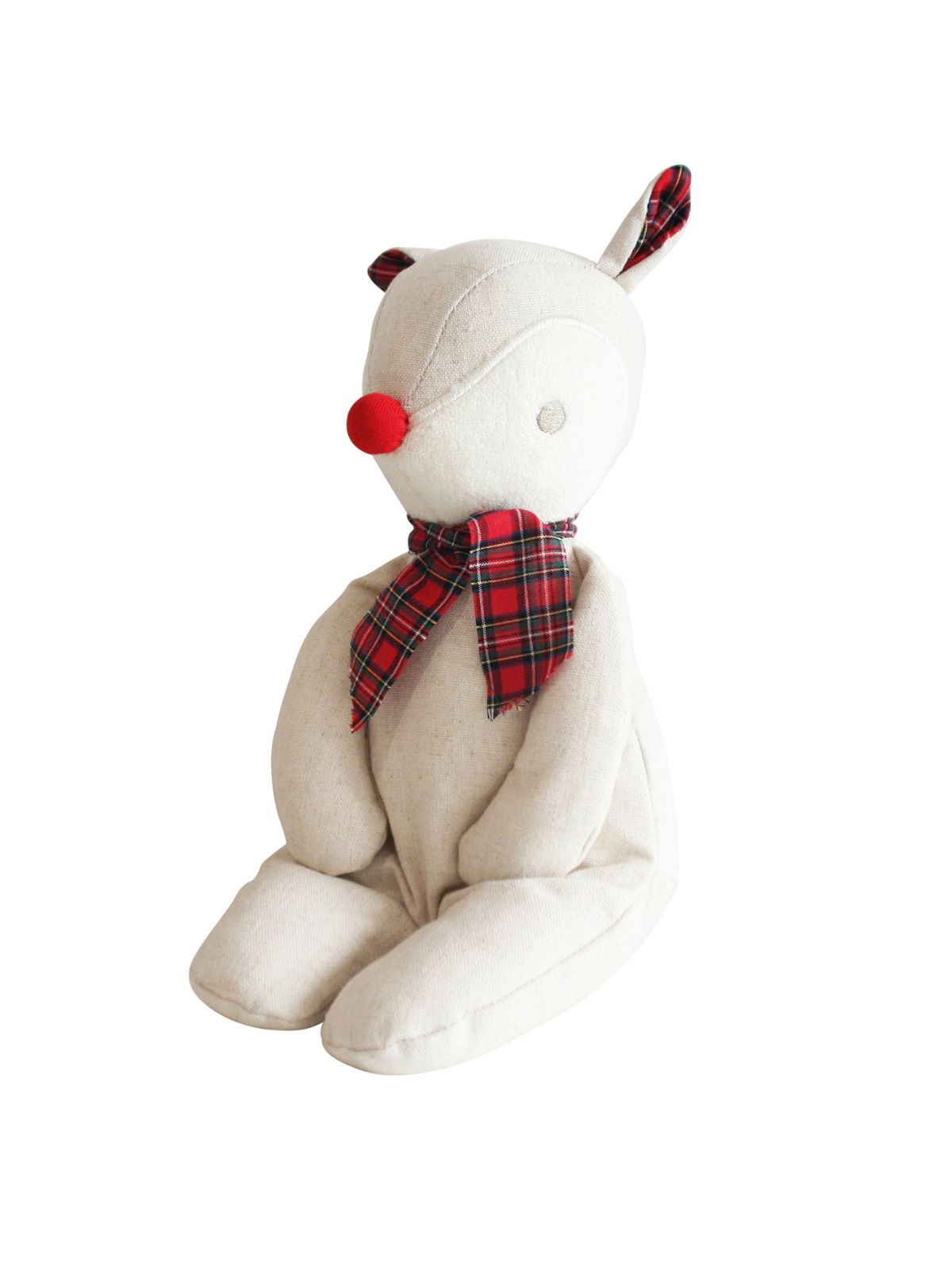 Baby Rudolph Linen Tartan Plush Alimrose