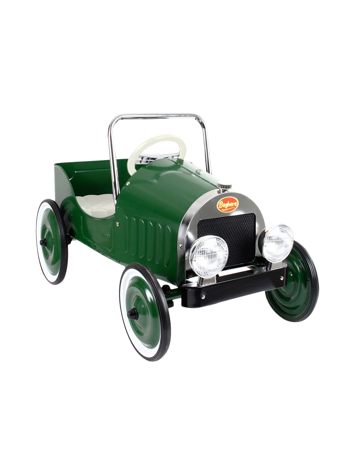 Ride-On Classic Pedal Car Outdoor Play Baghera Green