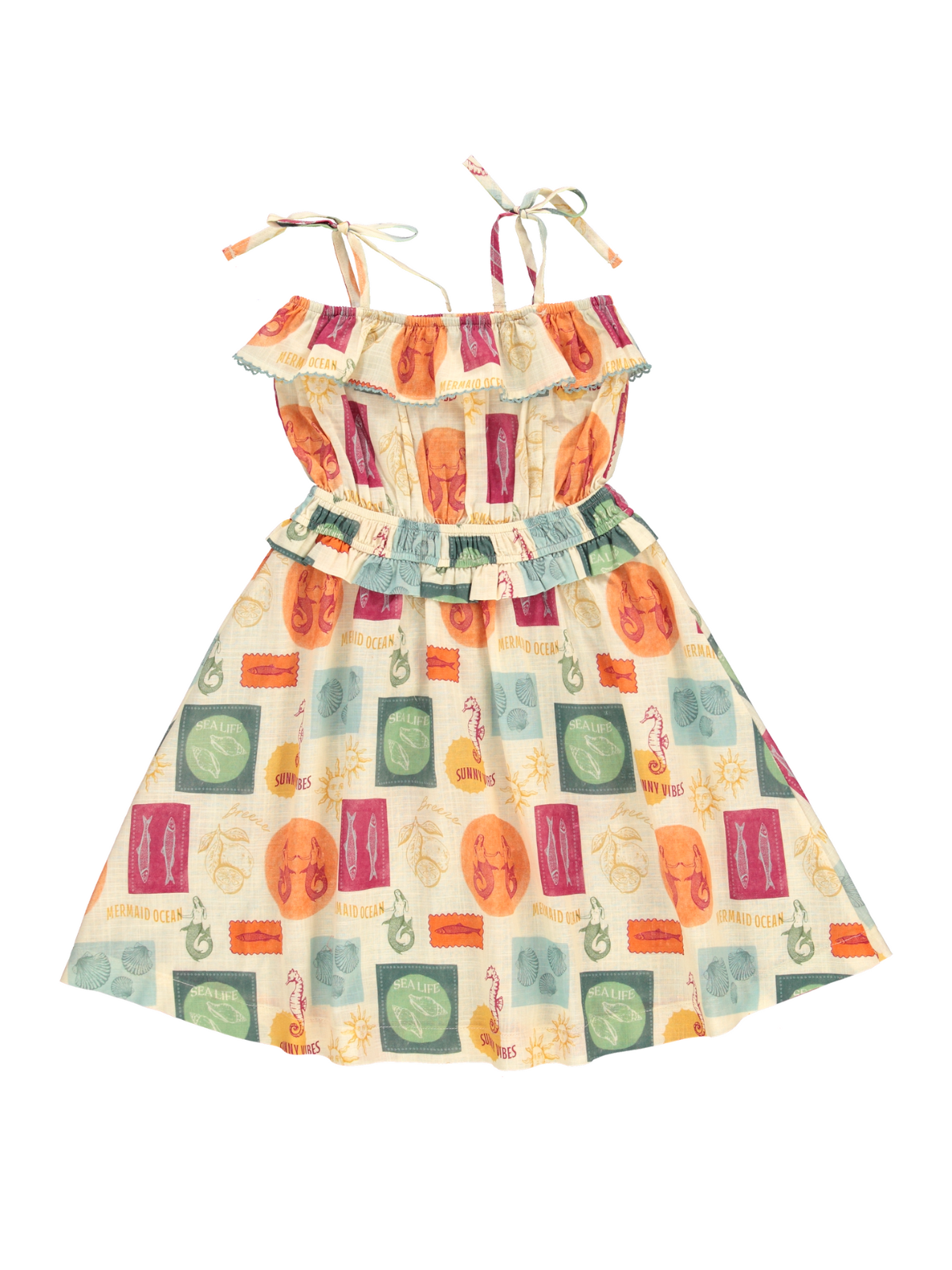 Lola Dress | Retro style - Danrie Sunny Vibes / 5Y Lola Dress | Retro style - Danrie Sunny Vibes / 5Y