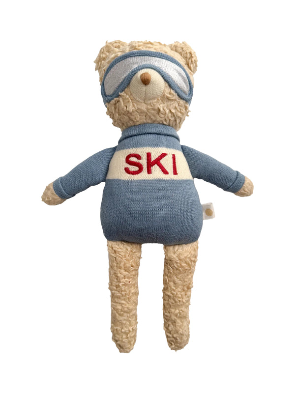 Benjamin Ski Bear Plush Blueberry Hill