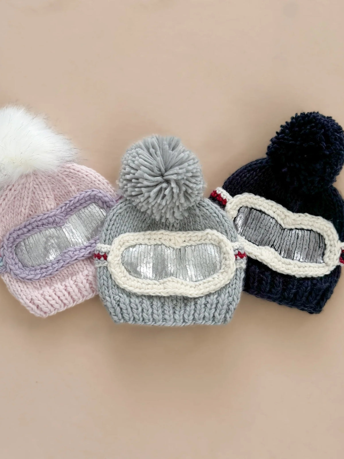 Navy Ski Goggle Hat Hats Blueberry Hill