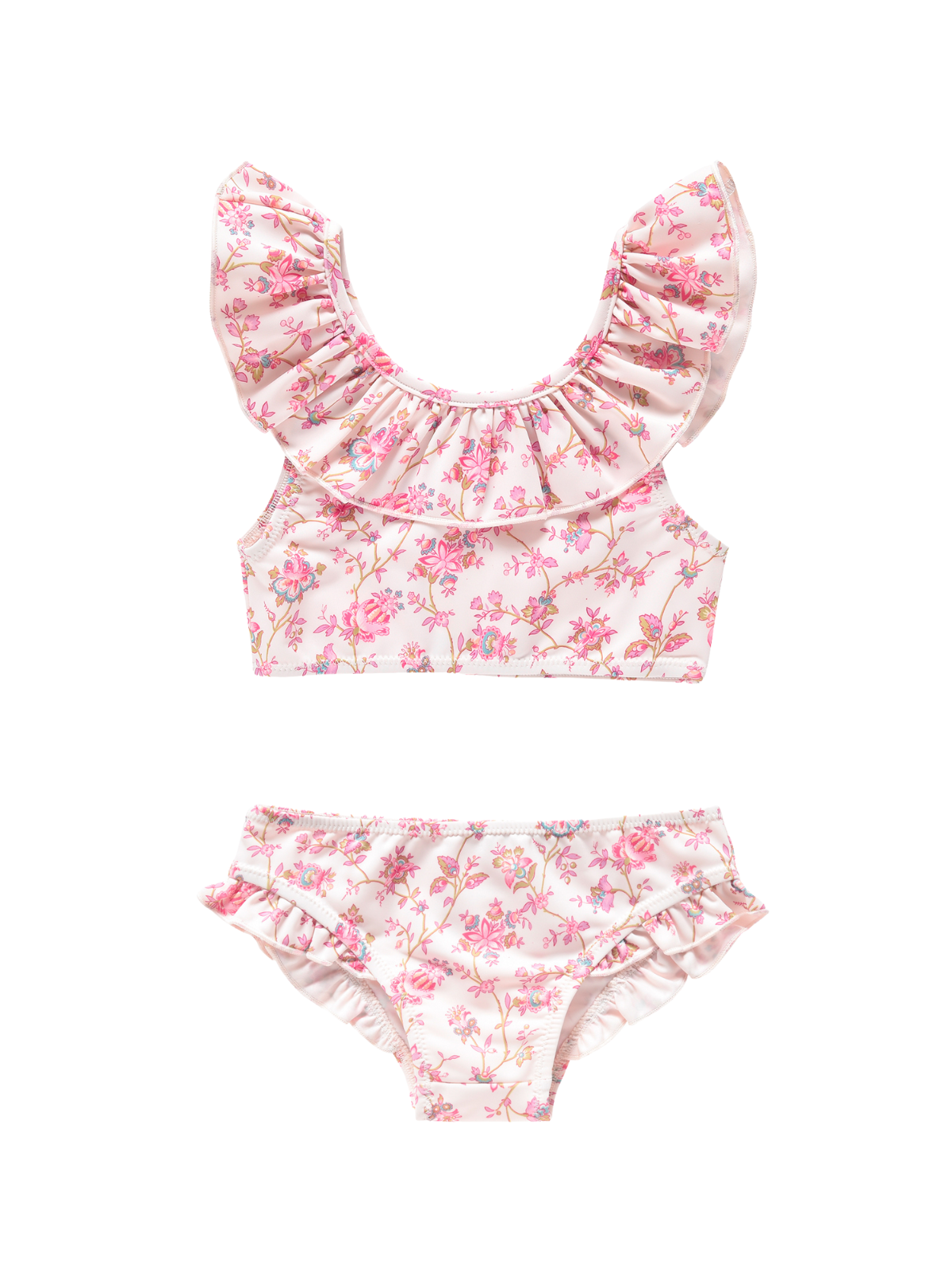 Baby's frilly knickers in ivory, white or pink in sizes from birth