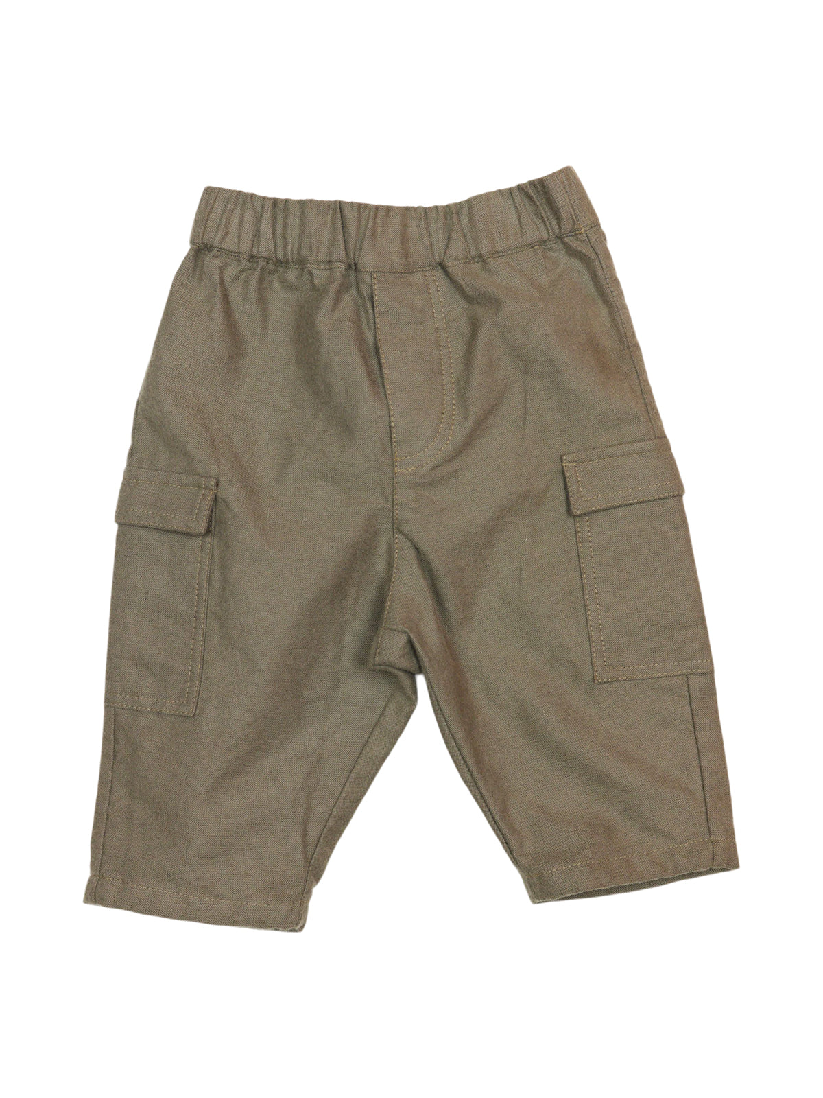Baby Pant with Cargo Pocket Pants Bonton Military Green 12M