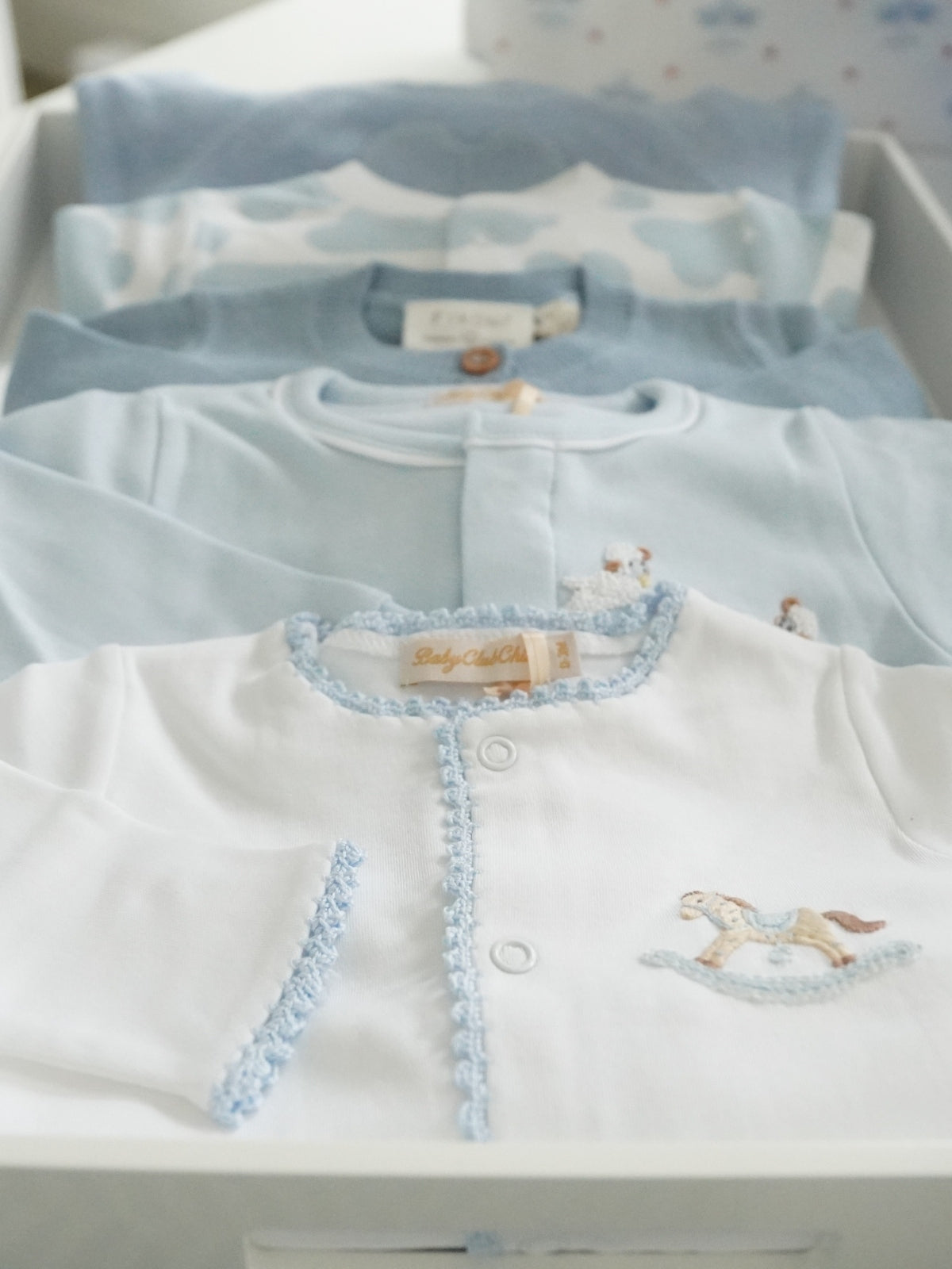 Rocking Horse Embroidered Footie Pajamas Baby Club Chic