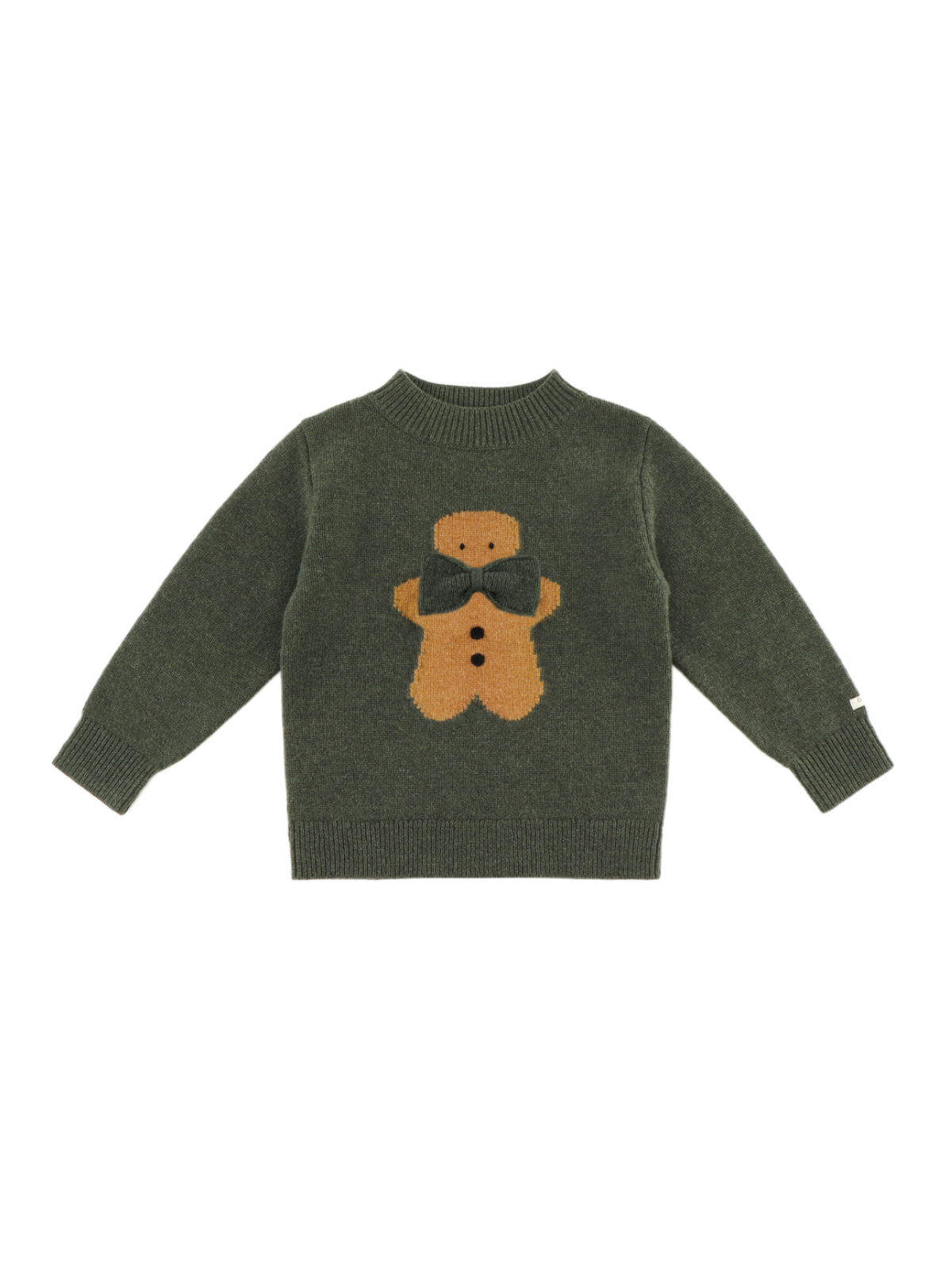 Gingerbread Sweater Sweaters Donsje Night Green 12-18M