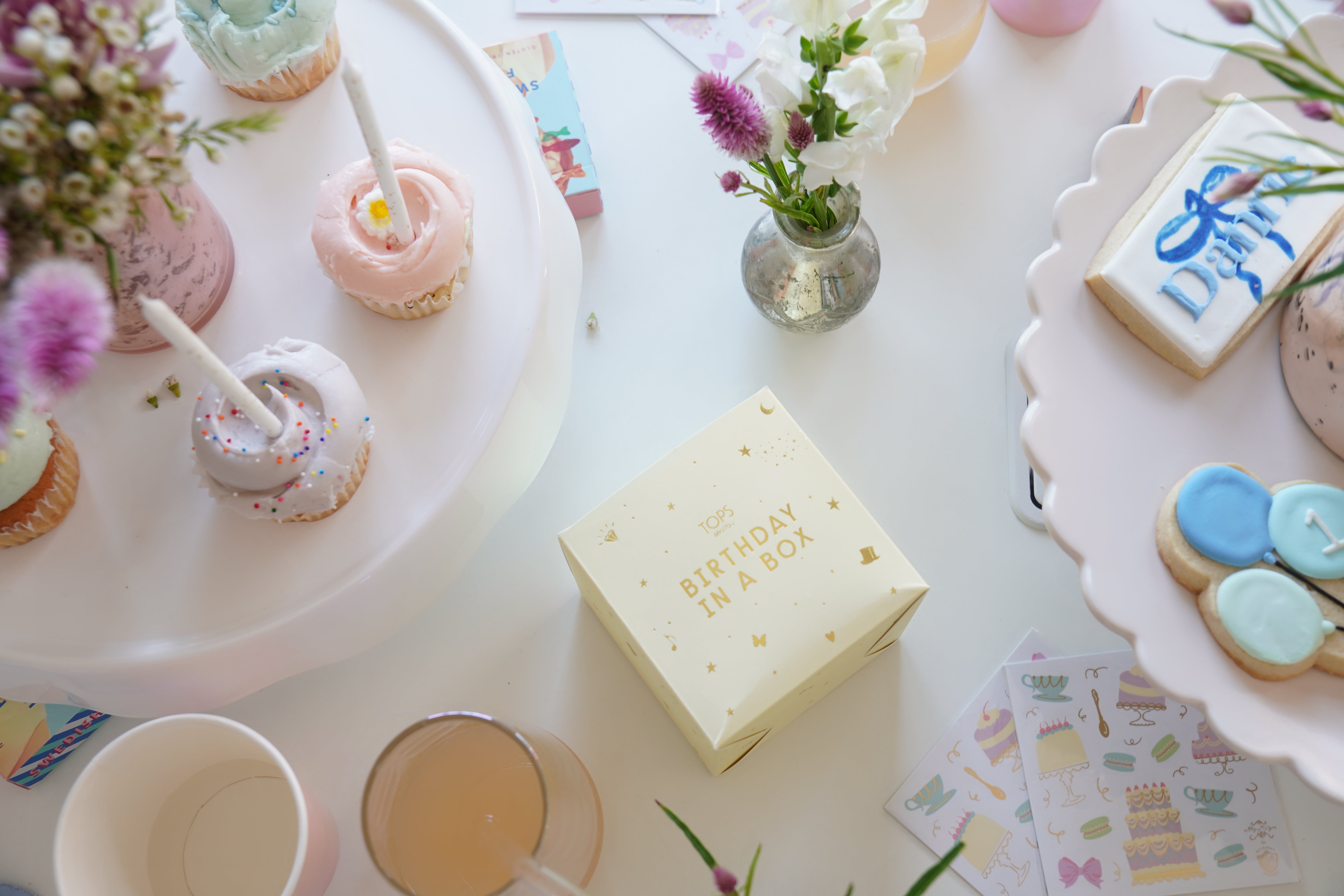 Birthday in a Box Party Supplies Tops Malibu