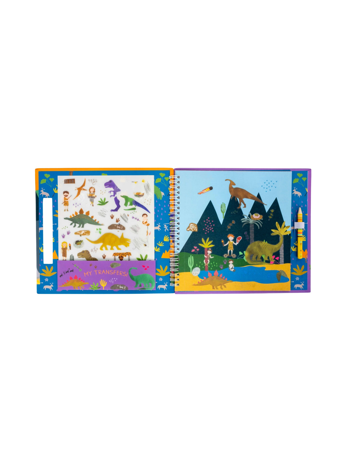 Dino Transfer Fun Arts & Crafts Floss and Rock