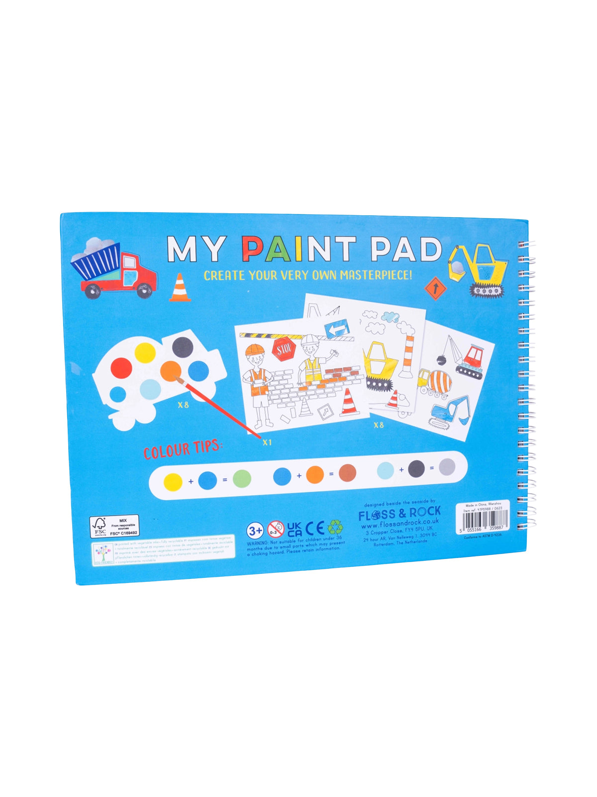 My Painting Pad Construction Arts & Crafts Floss and Rock