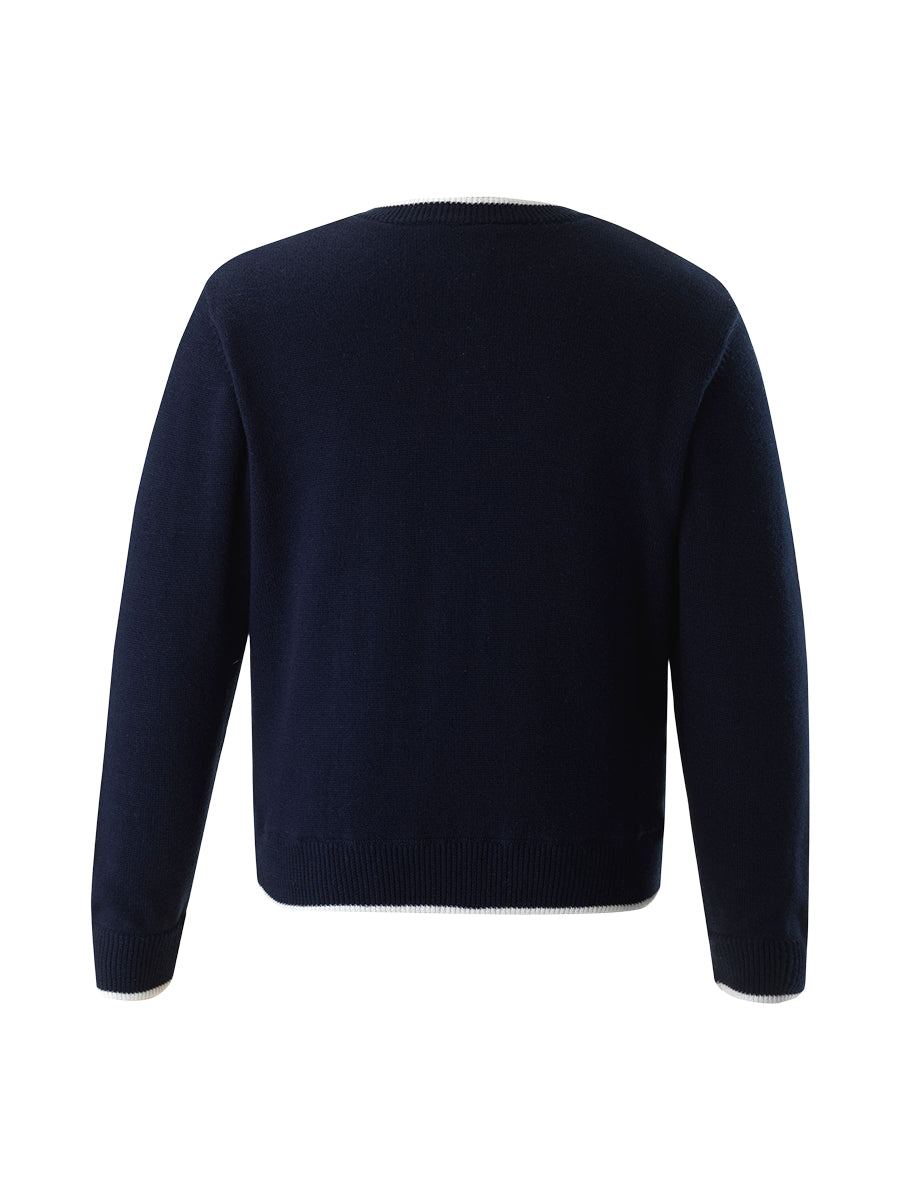 Bow Intarsia Cardigan Sweaters Rachel Riley