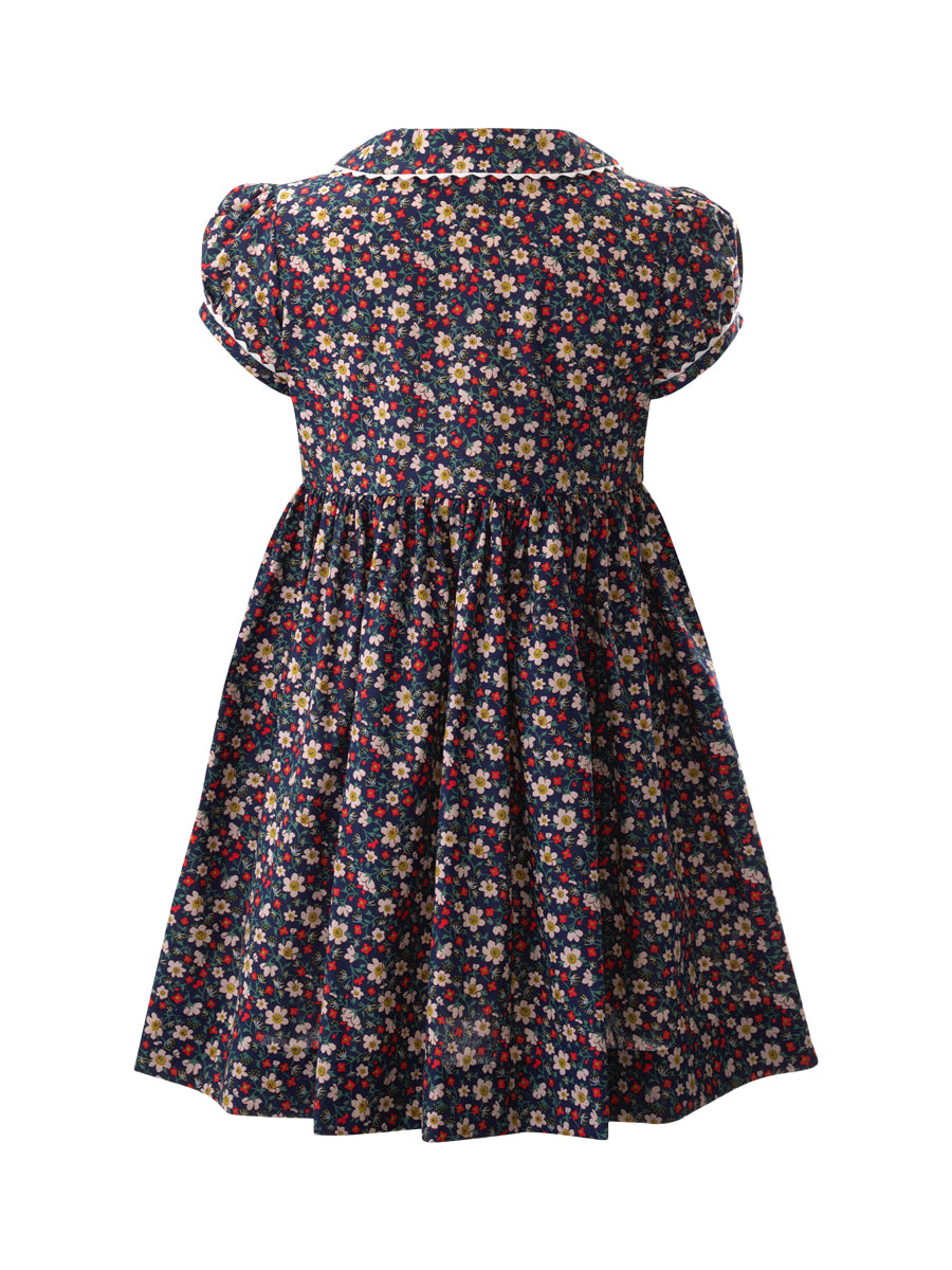Poppy Button Front Dress Dresses Rachel Riley