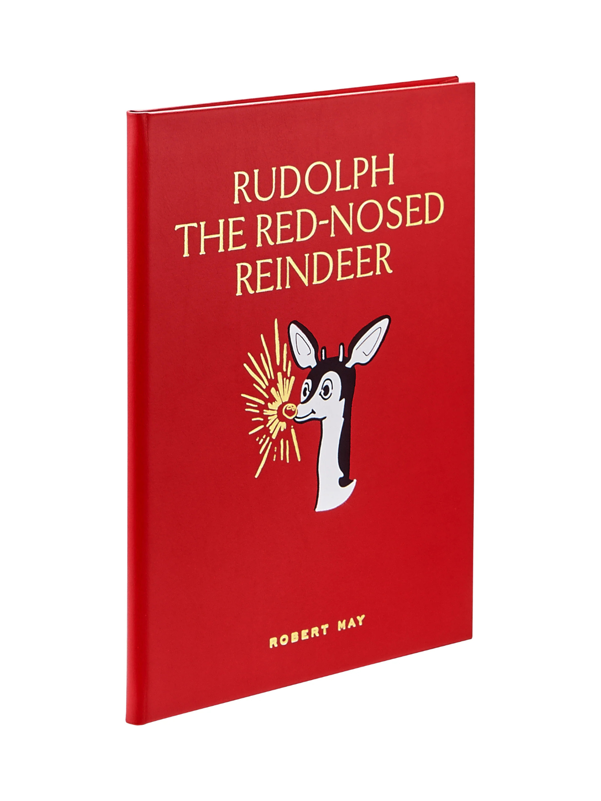Rudolph the Red Nose Reindeer Leather Bound Book Books Graphic Image