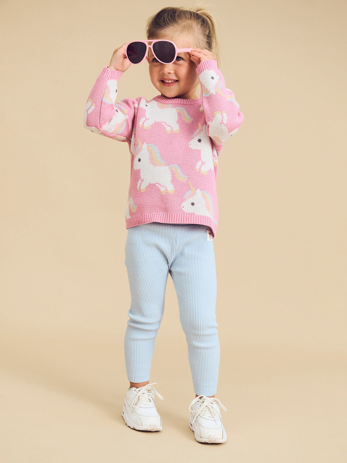 Allover Unicorn Sweater Sweaters Huxbaby