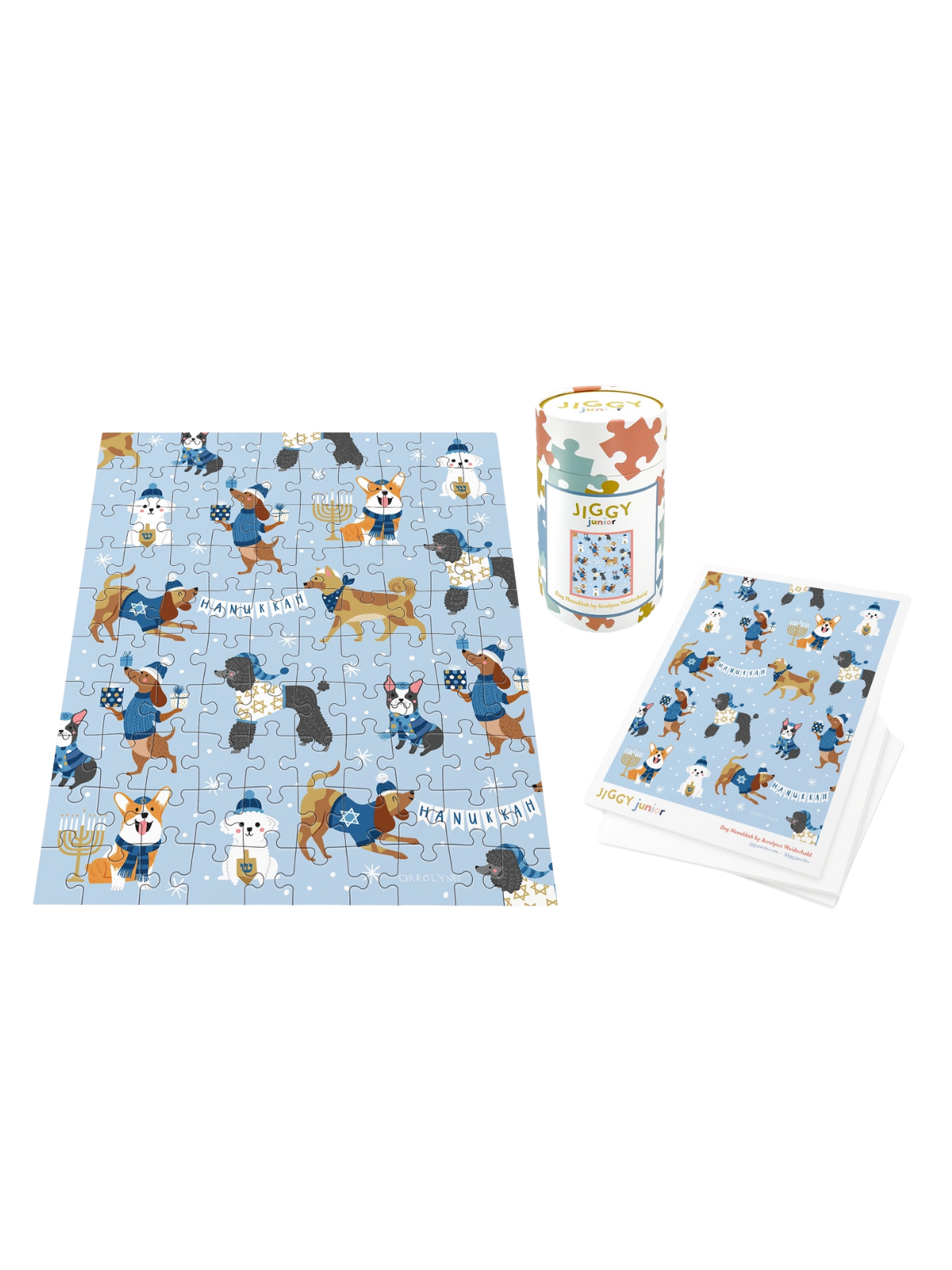 Hanukkah Dog 100 Pc Puzzle Games & Puzzles Jiggy Puzzles