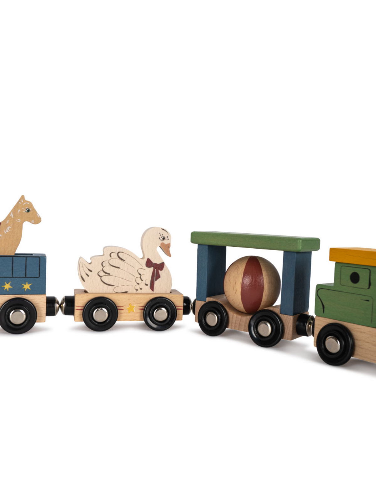 Animal Magnetic Train Set Pretend Play Konges Sløjd