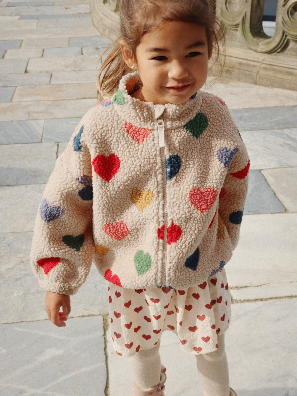 Hearts Jody Teddy Jacket Outerwear Konges Sløjd