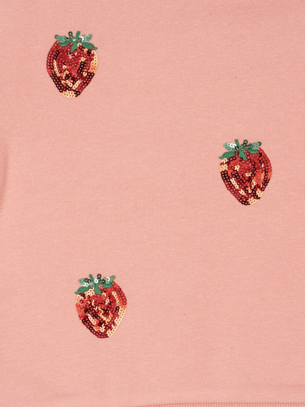 Strawberry Sequin Sweatshirt Sweatshirts Konges Sløjd