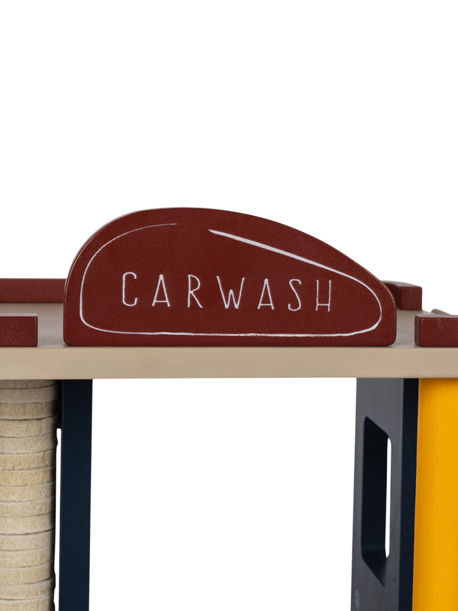 Wooden Car Wash Toy Pretend Play Konges Sløjd