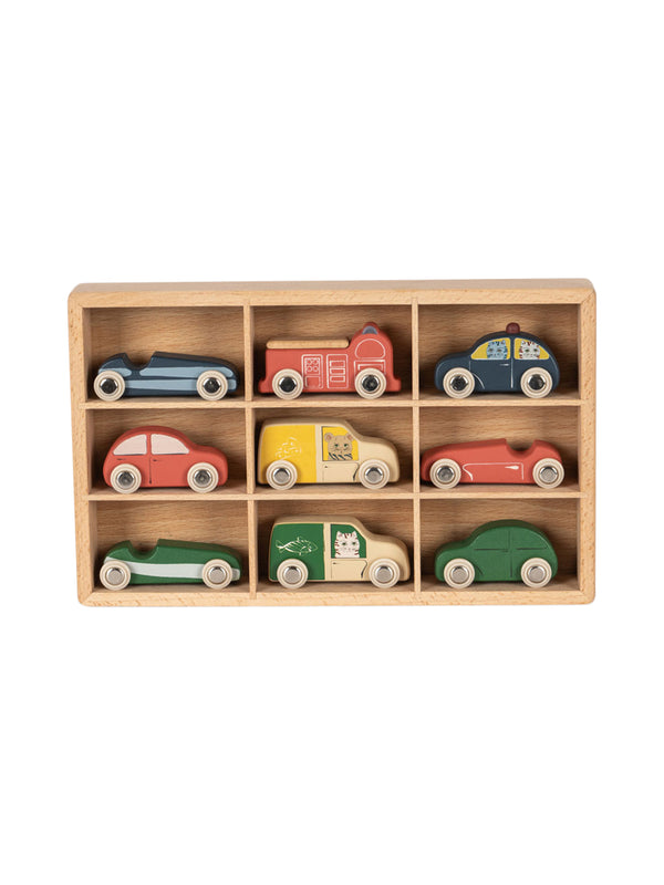 Wooden Mini Cars Vehicles Konges Sløjd