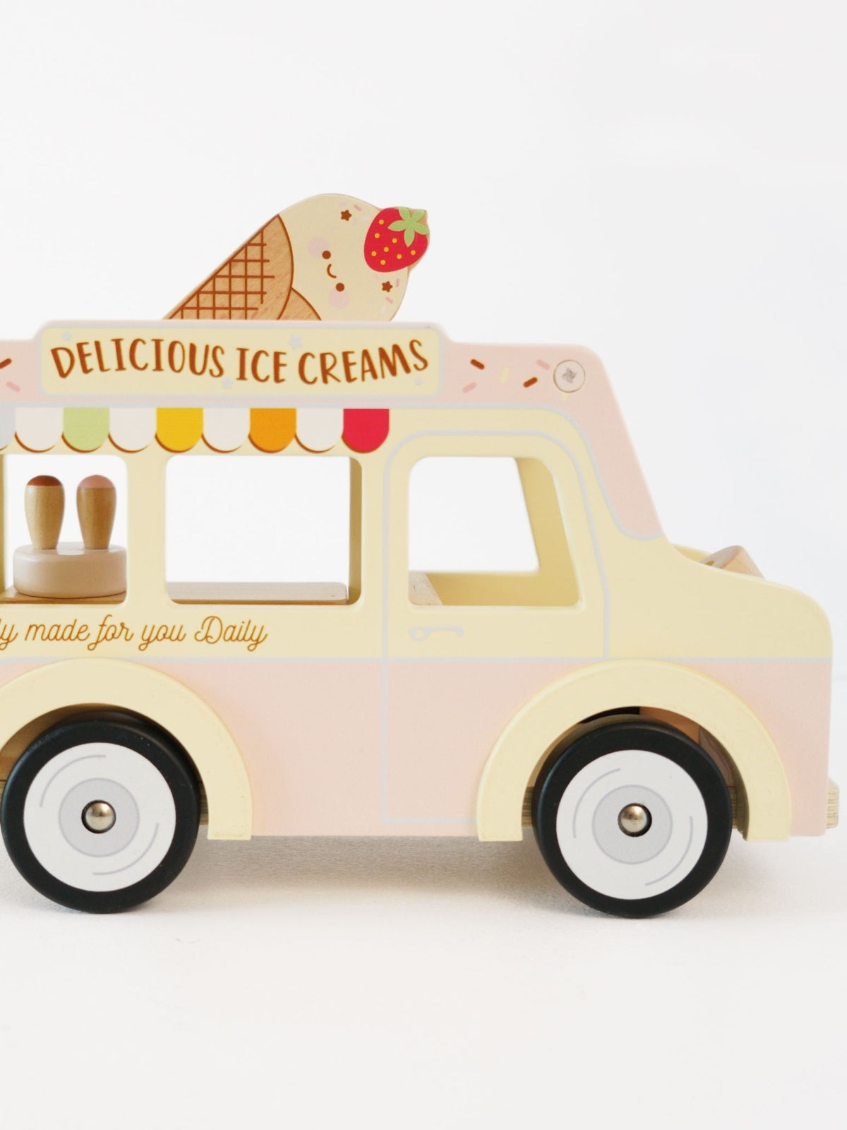 Wooden Ice Cream Van Pretend Play Le Toy Van