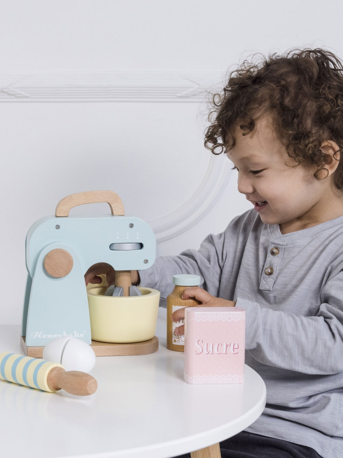 Wooden Mixer Set Pretend Play Le Toy Van