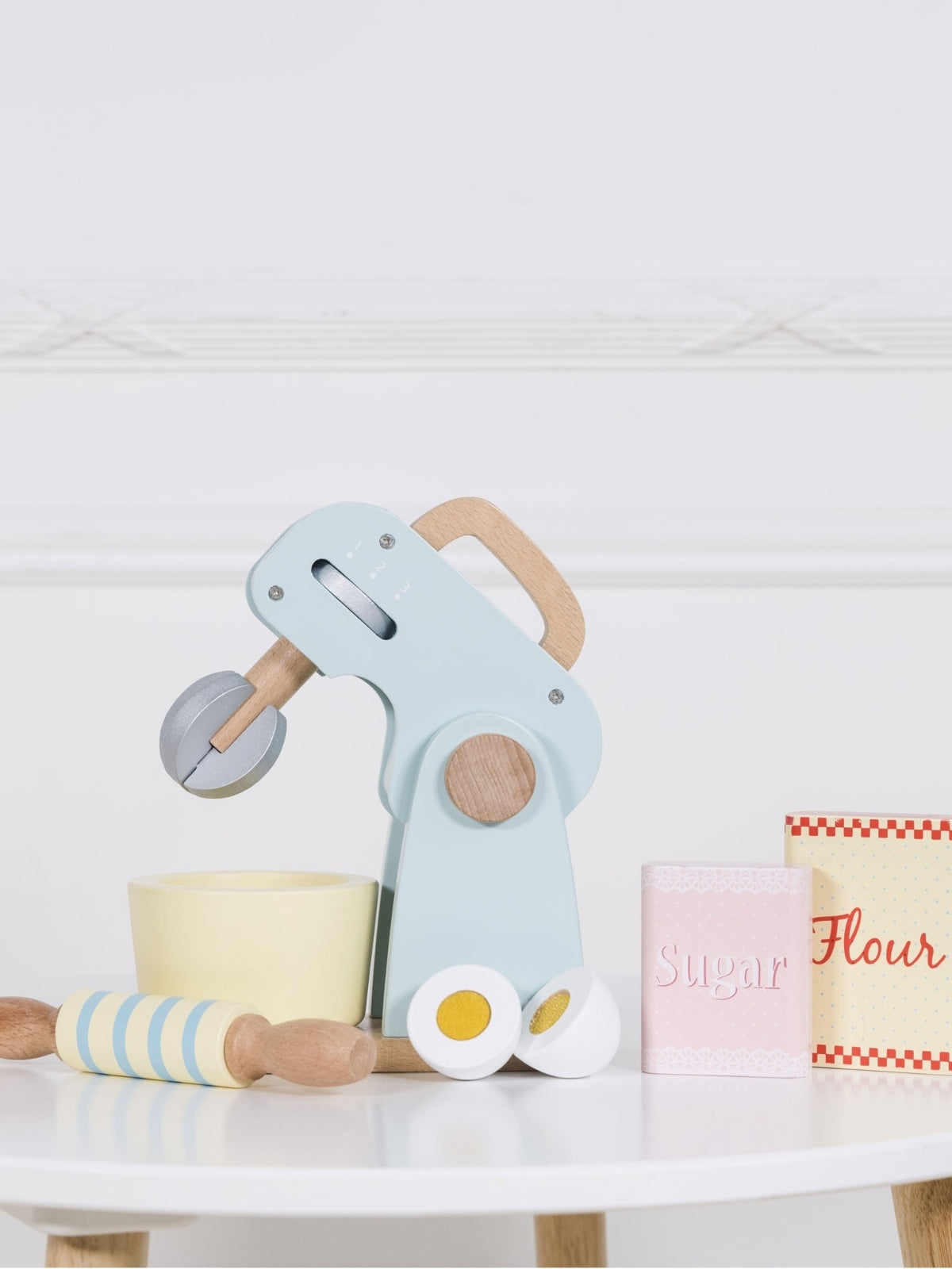 Wooden Mixer Set Pretend Play Le Toy Van