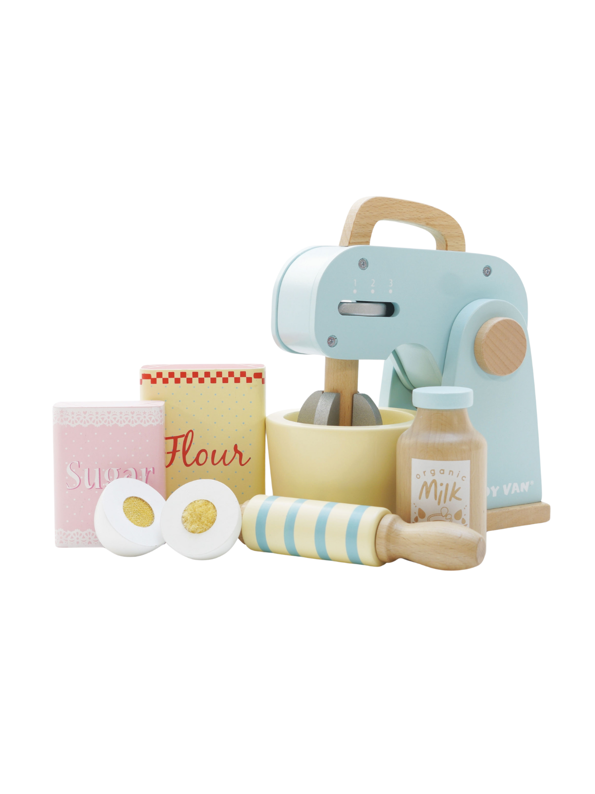 Wooden Mixer Set Pretend Play Le Toy Van