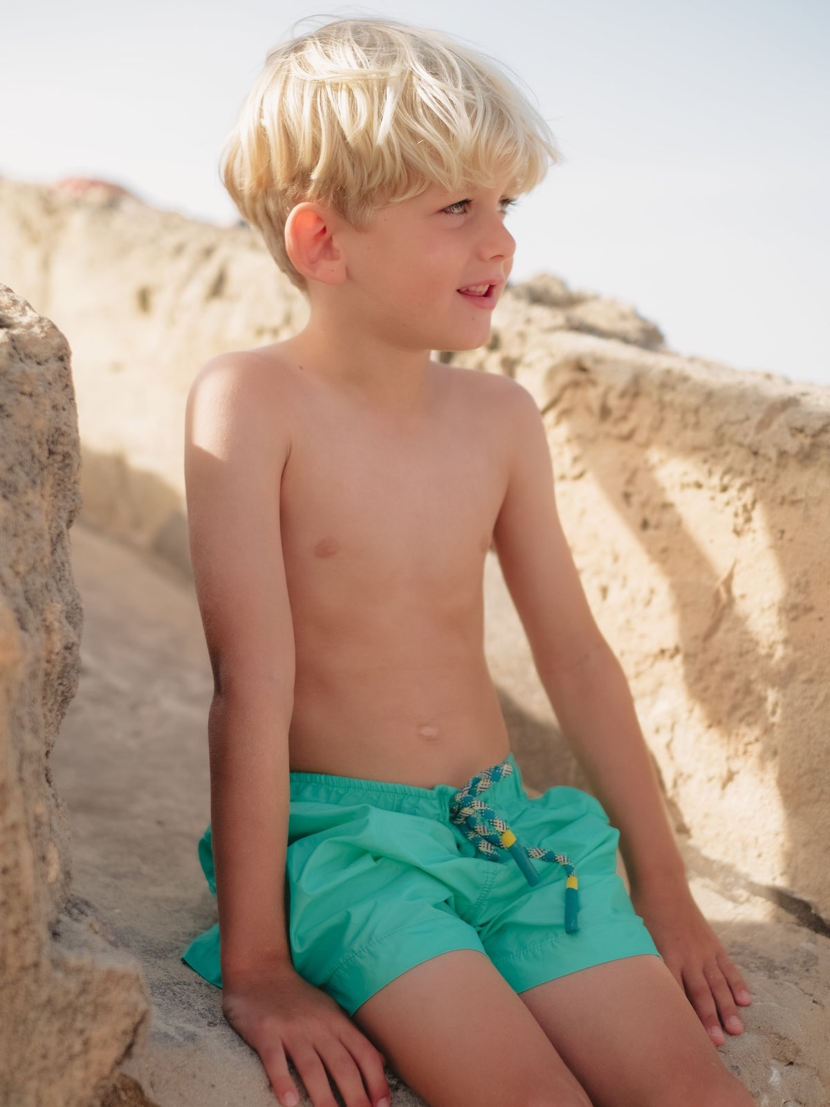 Capri Solid Swim Short Swim Lison Paris