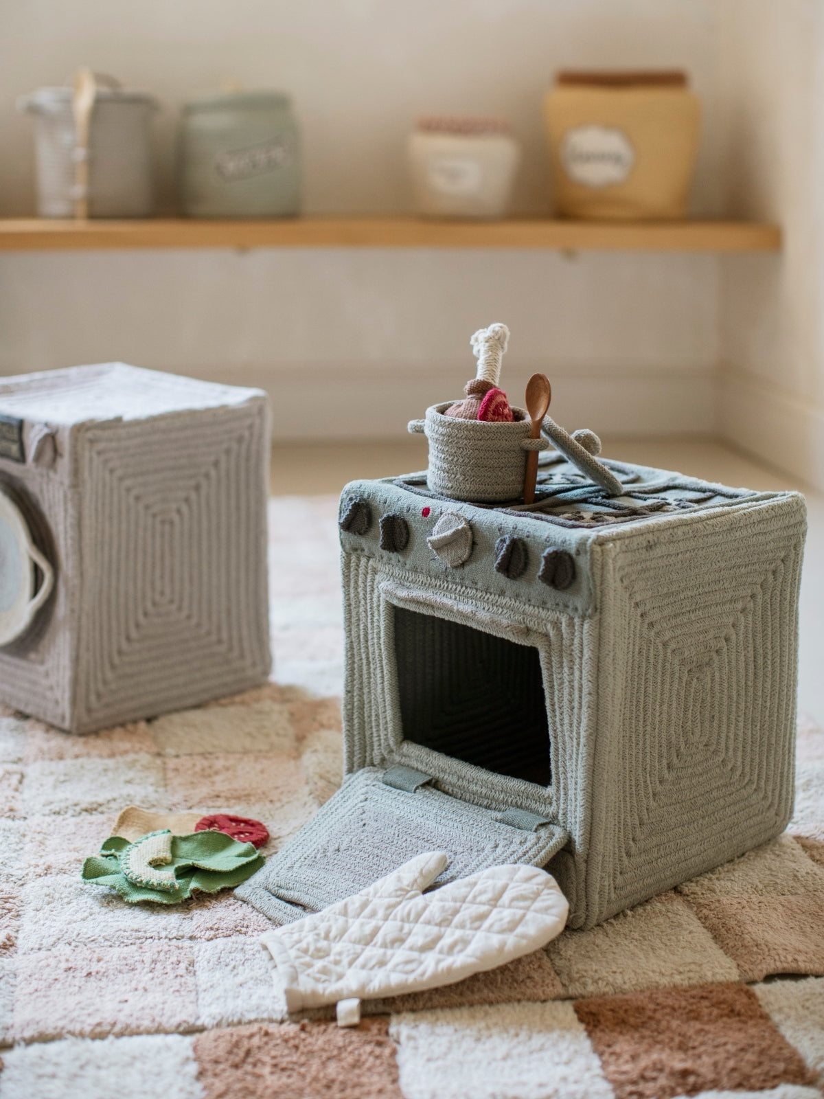 Kitchen Play Basket Pretend Play Lorena Canals