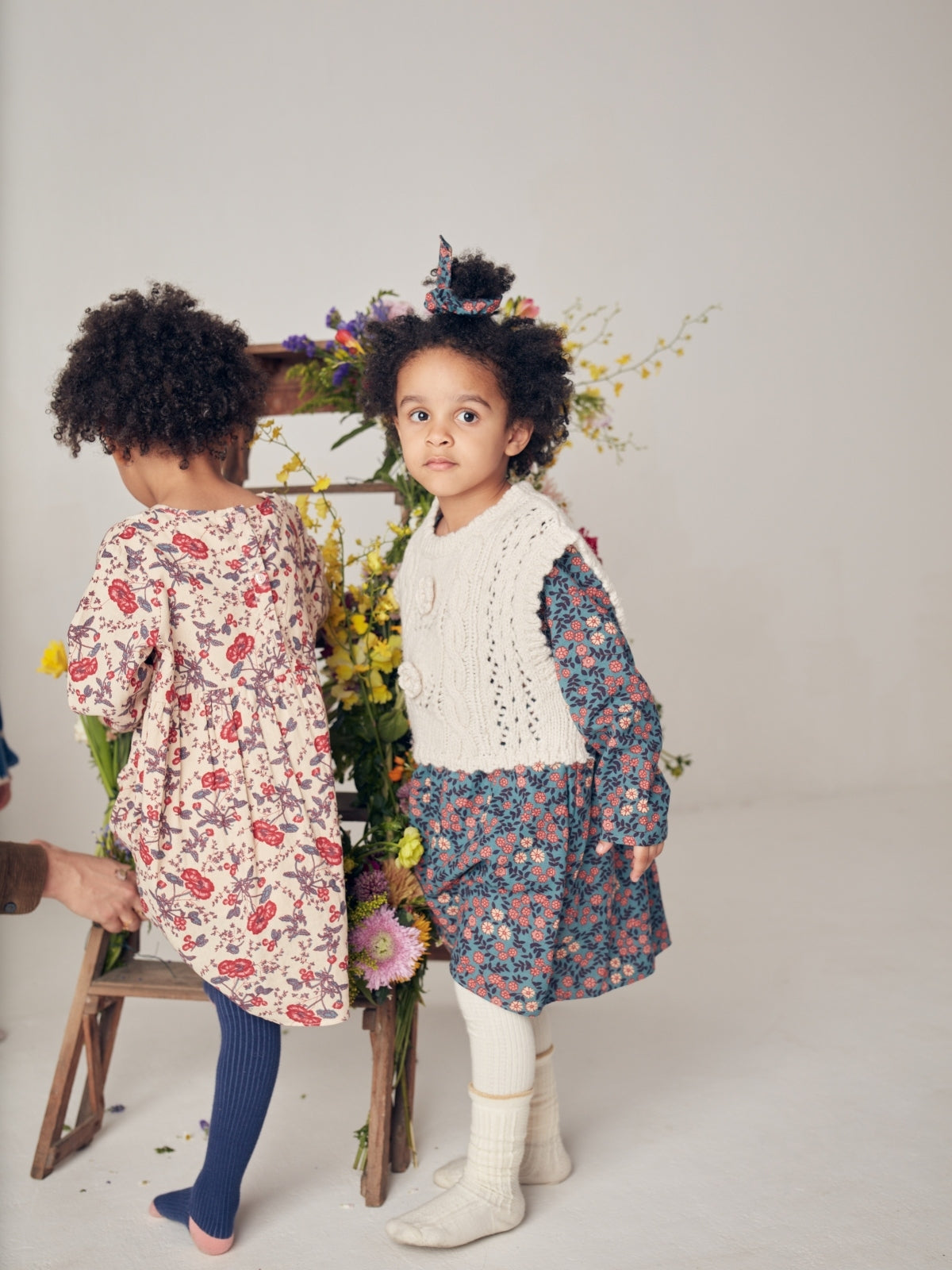 Roulotta Piped Floral Dress Dresses Louise Misha