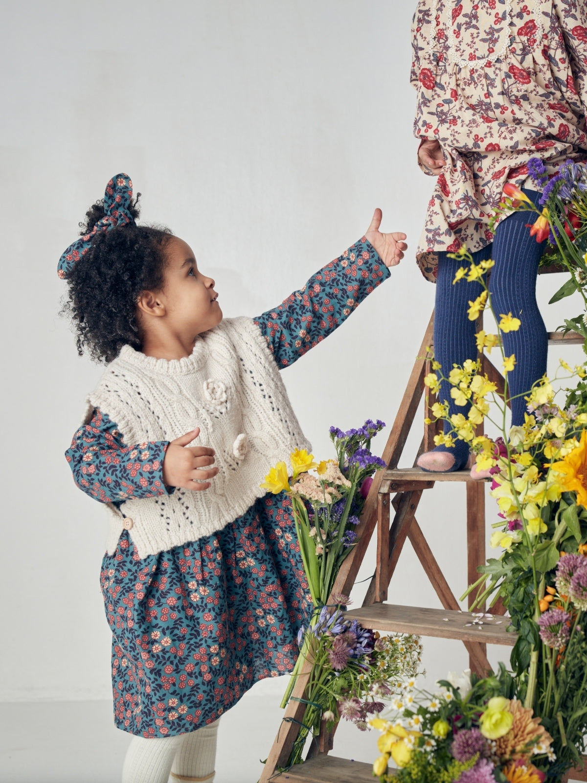 Roulotta Piped Floral Dress Dresses Louise Misha
