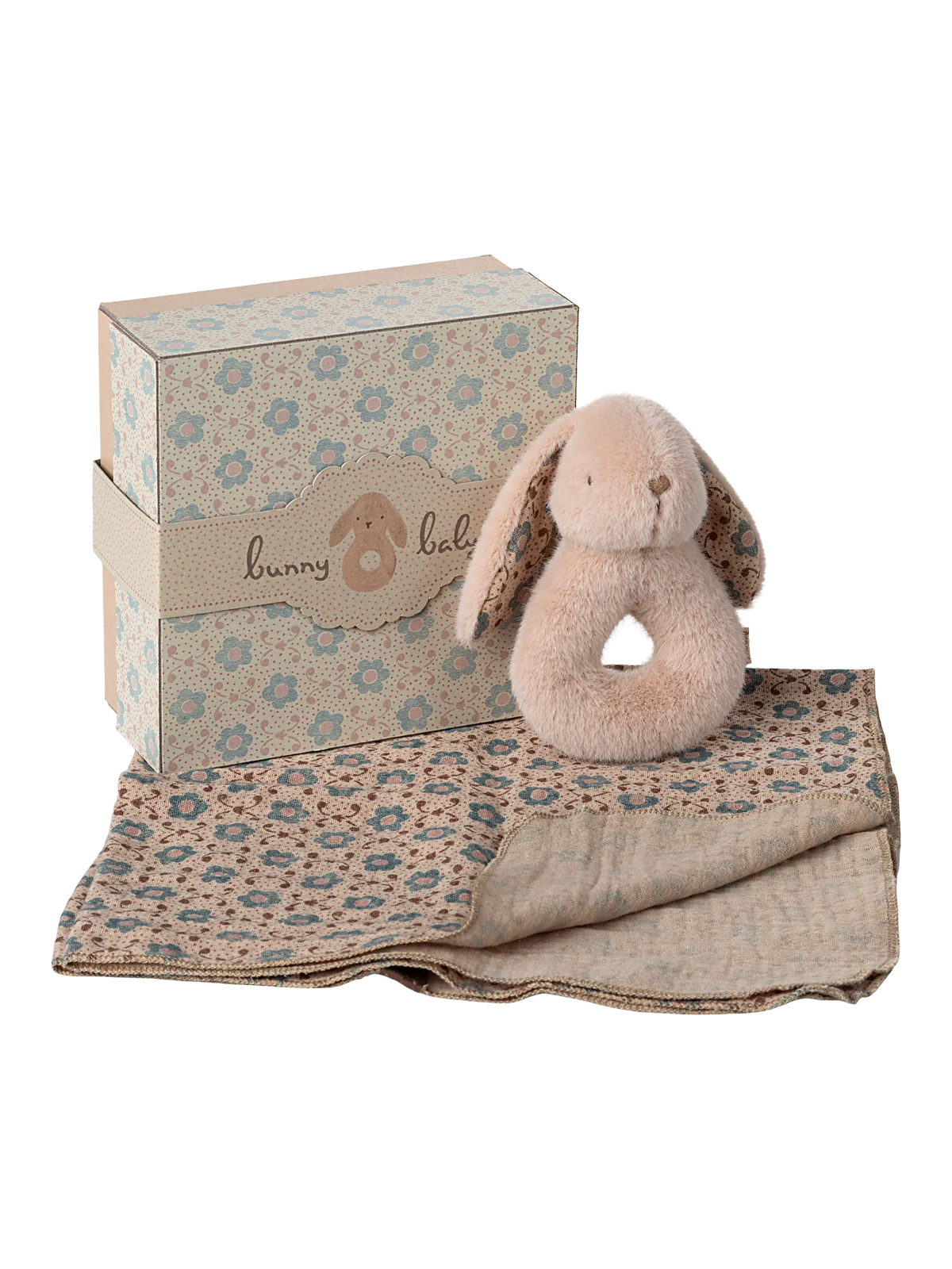 Rabbit Rattle Set - Powder Baby Toys Maileg