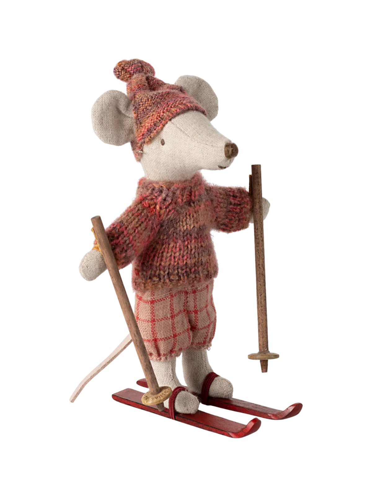 Winter Mouse with Ski Set - Big Sister Pretend Play Maileg
