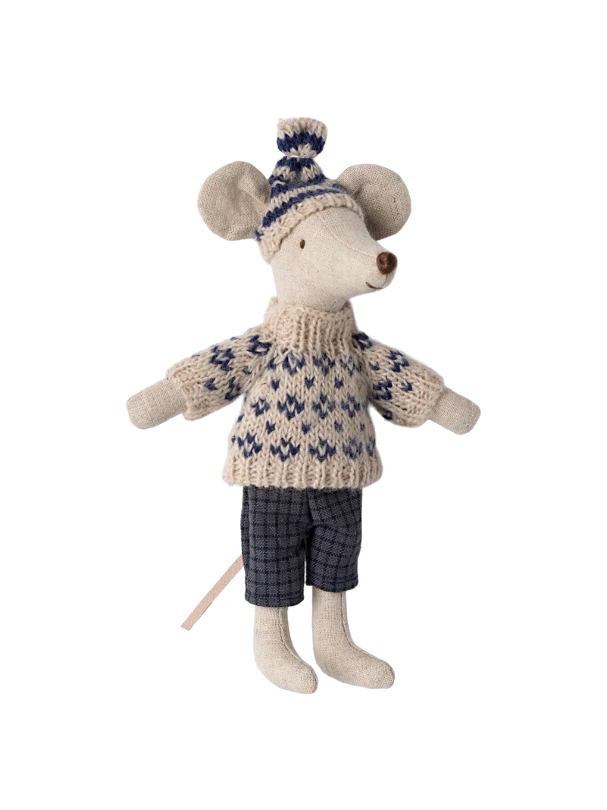 Winter Mouse with Ski Set - Dad Pretend Play Maileg