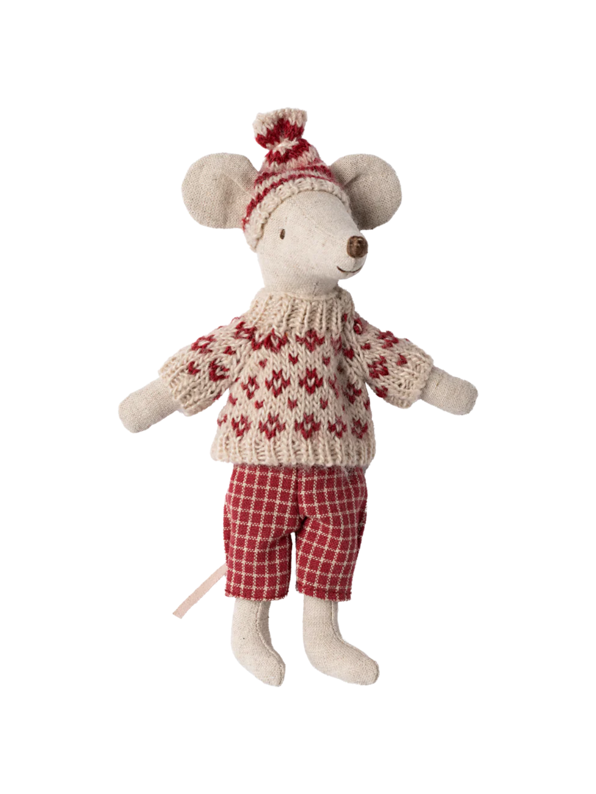 Winter Mouse with Ski Set - Mum Pretend Play Maileg