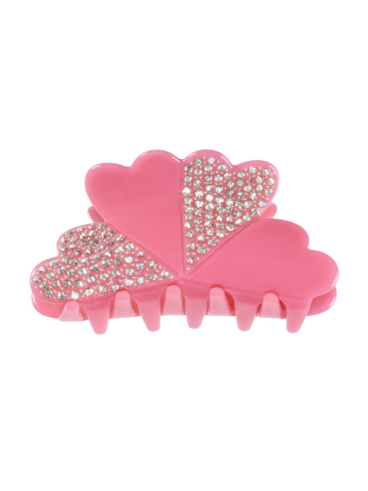 Embellished Heart Hair Claw Hair Accessories Milledeux