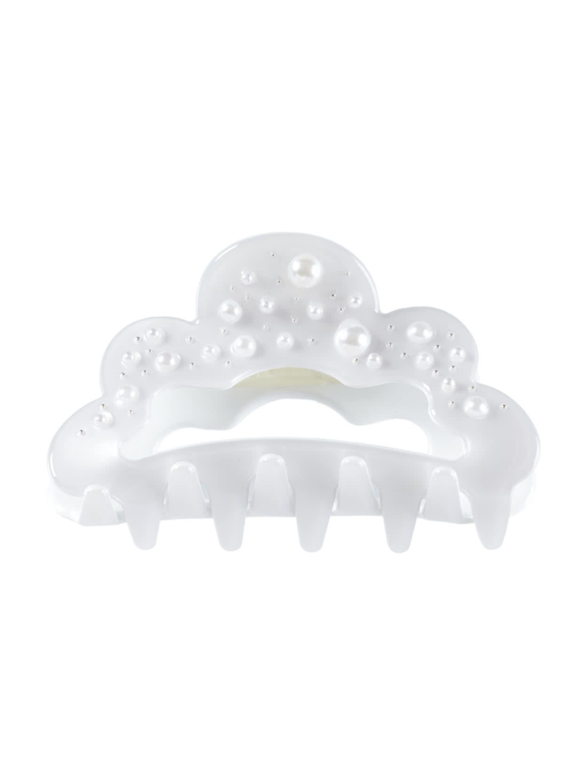 Pearl Hair Claw Hair Accessories Milledeux White
