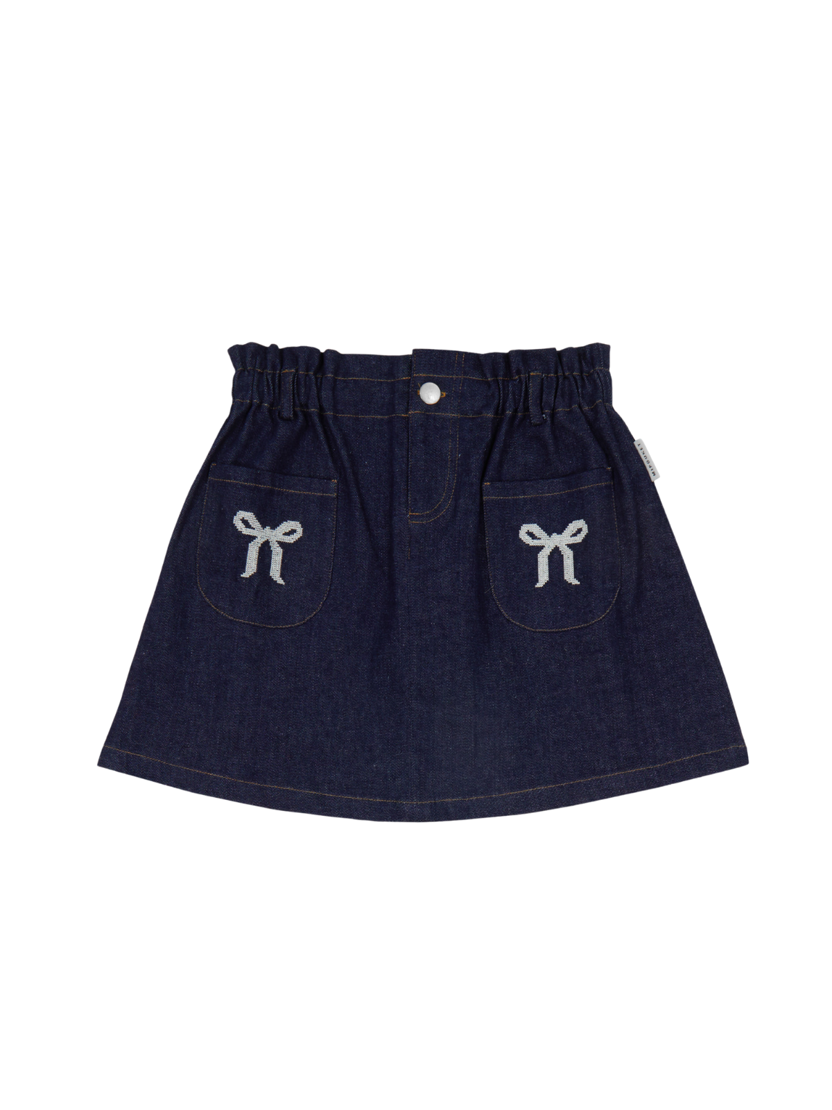 Mariane Denim Bows Skirt