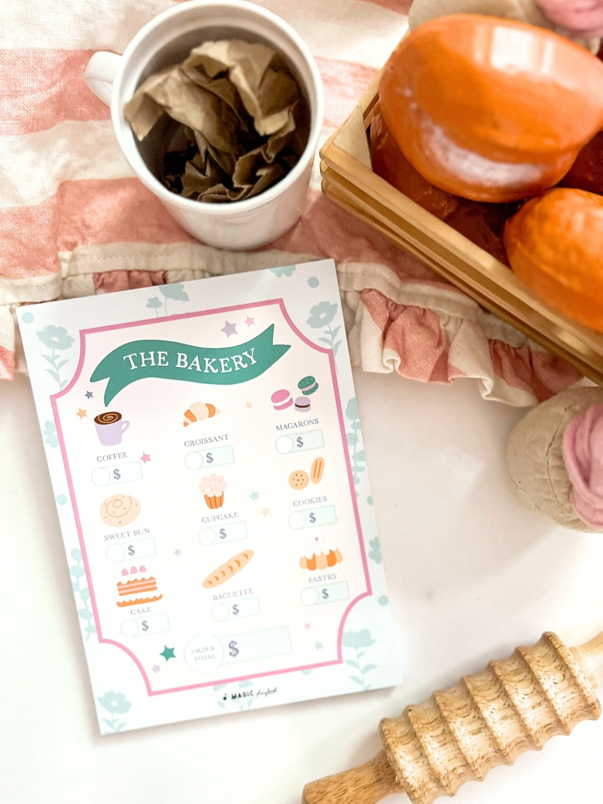 Pretend Play Notepads: Cafe Treats Pretend Play Magic Playbook